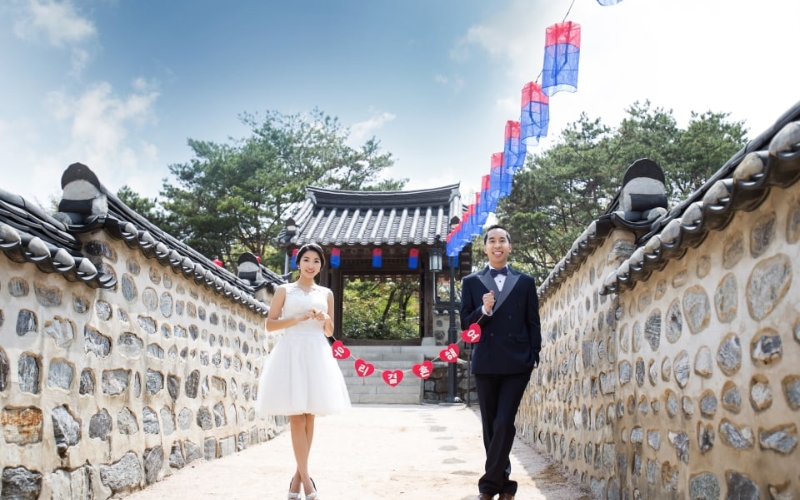 Chụp ảnh cưới khi du lịch Hàn Quốc