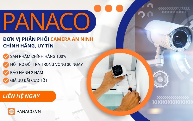 Đơn vị phân phối và lắp đặt camera PANACO