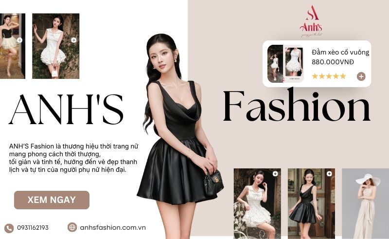 review shop ANH's Fashion Thương hiệu ANH's Fashion