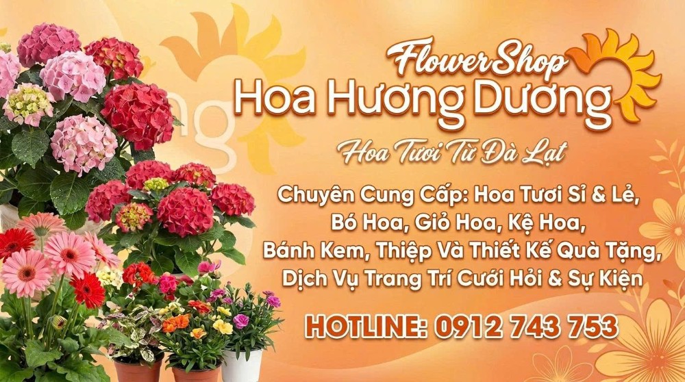 Shop Hoa Hướng Dương - Shop bán hoa tươi quận Bình Tân uy tín