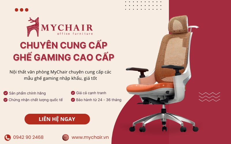 Mua ghế gaming chất lượng giá tốt tại MyChair