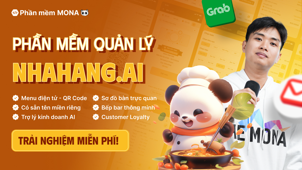 Phần mềm quản lý nhà hàng, quán ăn NHAHANG.AI